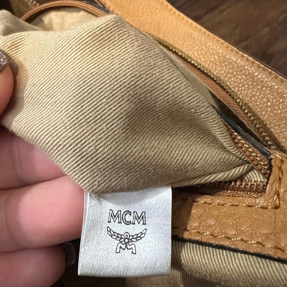 MCM Leather Visetos Shoulder Hobo Bag - Picture 11 of 16